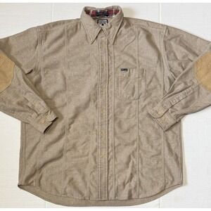 FACONNABLE - Men's Vintage Rayon Lined Wool Blend Long Sleeve Shirt - X-Large XL